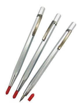 Conicl Tungsten Steel Tip Scriber Clip Pen for Cermics Gl