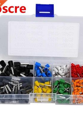 400 Pcs Crimp Terminal Tin Plated Copper with PVC Insulator