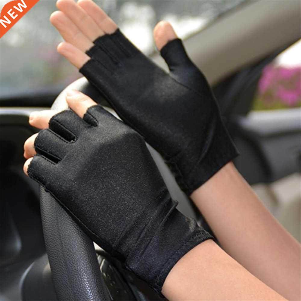 Breathable Spring Autumn Gloves Thin Short Half Finger Bike