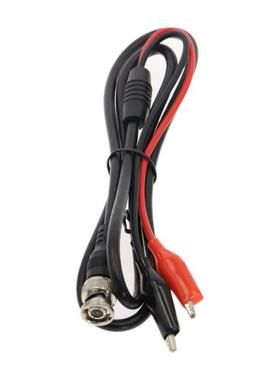 BNC Male Q9 to Dual Alligator Clip Oscilloscope Test Probe C