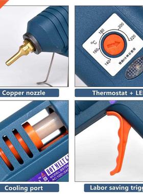 150W Hot Melt Glue Gun with Temperature Control for Home
