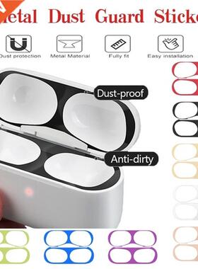 Metal Dust Guard Sticker Case for Apple Airpods Pro Earphone