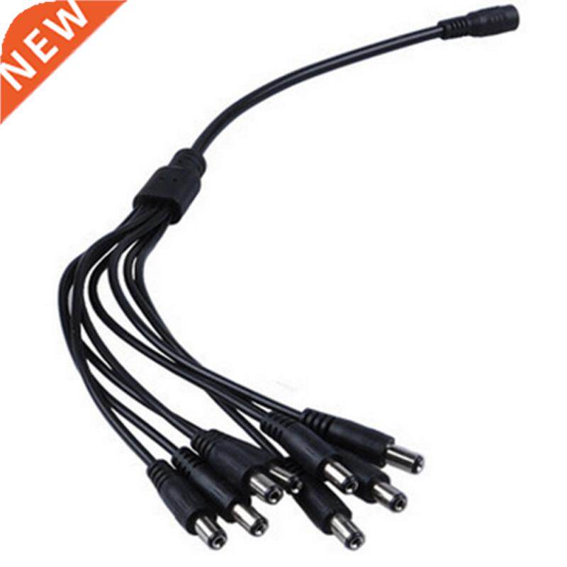1 to 8 Splitter Adapter Cable Power Lead Pigtail 1 Female to