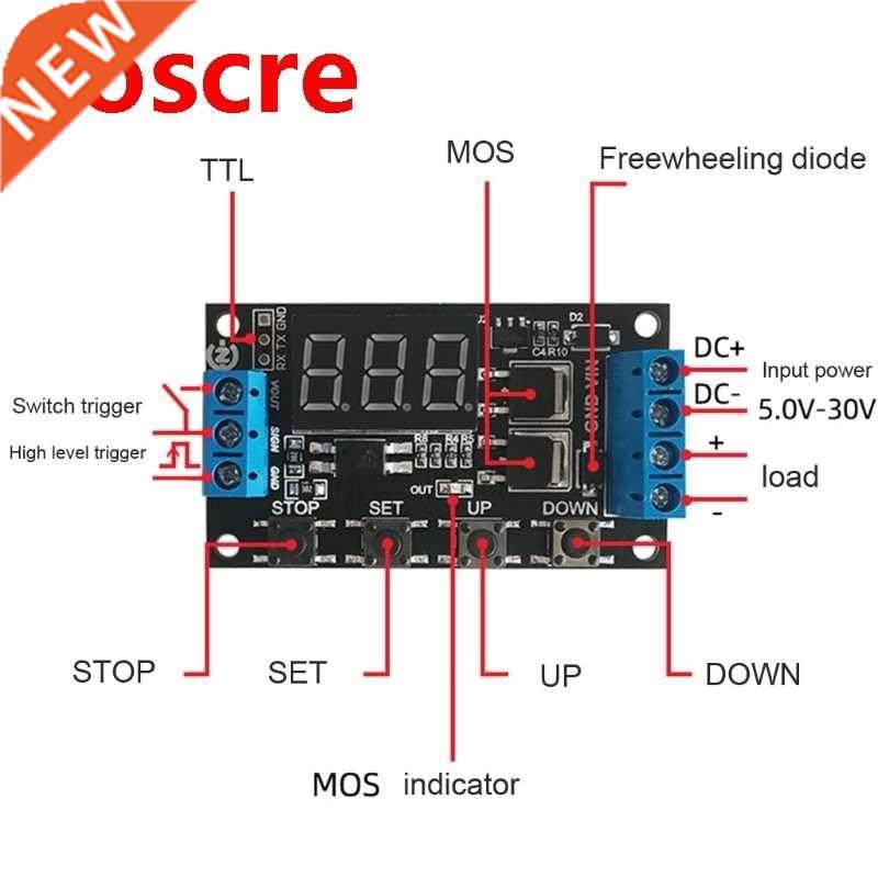 MOS Switch-type Trigger Delay Cycle Timer Solenoid Valving C