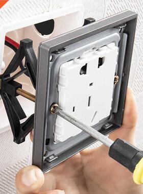 10pcs 86 Type Dark Box Repair Screw Manganese Steel Socket O