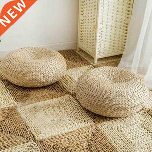 New Round Room Floor Straw Mat Handmade Straw Woven Yoga Sea