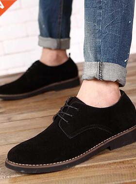 ROXDIA plus size 39-48 genuine leather men casual flats wate