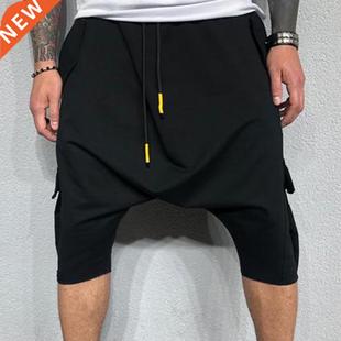 Summer fashion Adjustable Men elastic Pants Micro Soft Harem