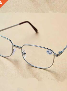 Men Women Reng Glasses Full Alloy Frame Resin Lens Comfy