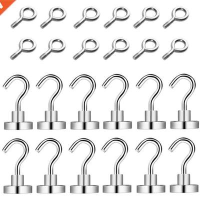 Magnetic Hooks Heavy Duty Earth Magnets with Hook for Refrig