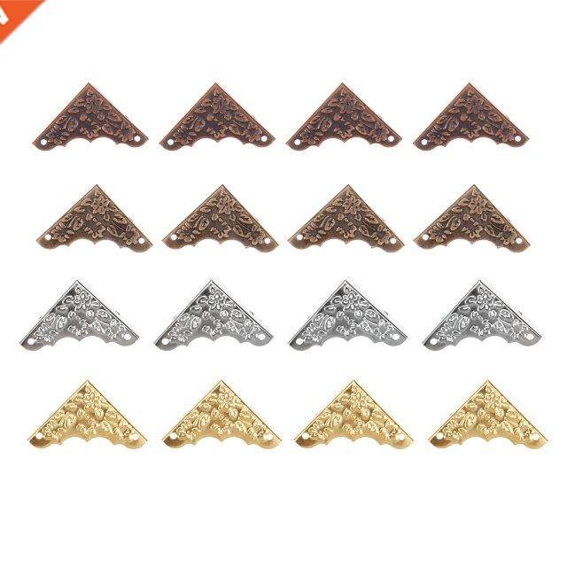 4Pcs Decorative Jewelry Gift Wood Box Picture Frame Corner P