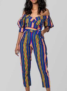 2019 new summer elegent fashion style african women printing