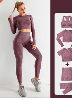 2 Piece Set Women Workout Clothing Gym Yoga Set Fitness Spor