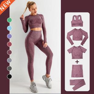 Women Workout Fitness Piece Spor Yoga Set Gym Clothing