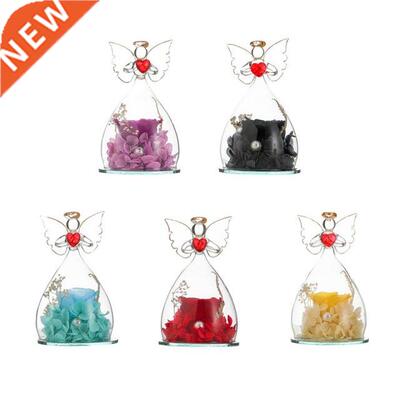 Gift for Girlfriend Forever Rose in Angel Glass Cover Eterna