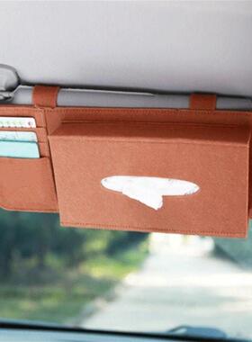 Car Tissue Box Case Sun Visor Type Hanging Tissue Box Car Na