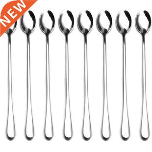 Handle Stirring Tea Inch Coffee Ice Long Soup Spoon