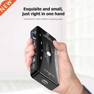 KVM Switch Excellent Craftsmanship Well Durability 4 Ports 4