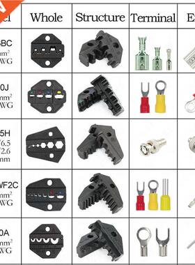 HS Crimping pliers jaw for 230mm pliers plug spring and crim