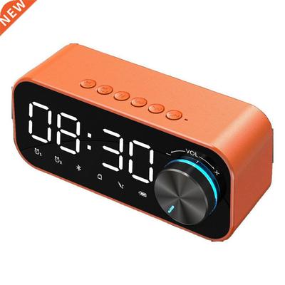 Wireless Speaker FM Radio LED Alarm Clock Subwoofer Music Pl