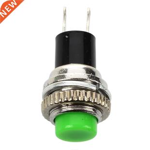Switch SPST Round Cap Green Momenty Button Pcs