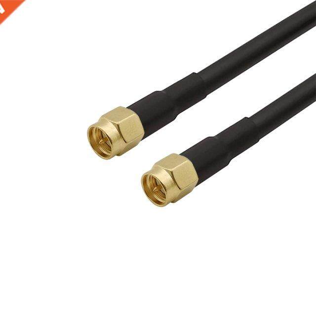 1Pcs Low Loss LMR195 SMA Male Plug to SMA Male Plug Connecto