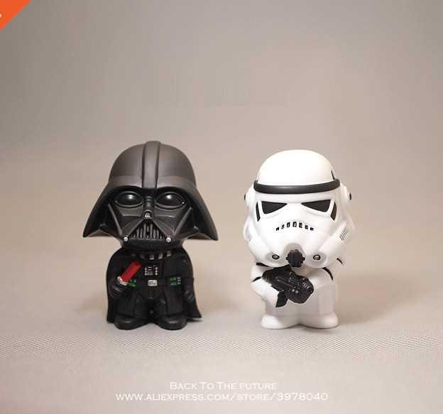 Star Wars 10cm Anime Figure doll Action Force Awakens Black