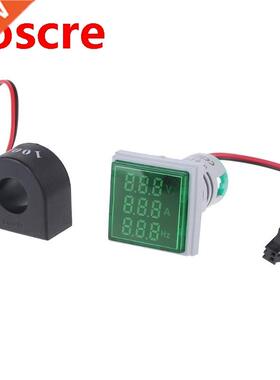 35ED Digital 3in1 AC Ammeter Voltmeter Hz Current Frequency