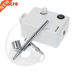 Airbrush Kit Brush Action Gun Air Makeup 12V Dual Compressor