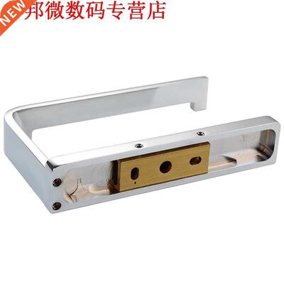 Massief Messing Zilver Wandmontage Toiletrolhouder Chroom He