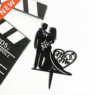 Wedding Cake Topper Bride Groom Mr Mrs Wedding Decorations A