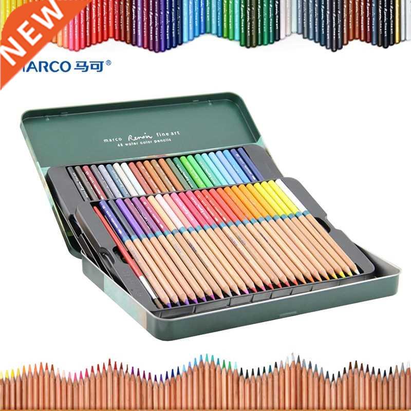 Marco Renoir Watercolor Pencil 24/36/48/72 Color Water Solu