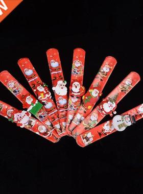 1Pc Random LED Christmas Bracelet Glowing Bracelet Santa Sno
