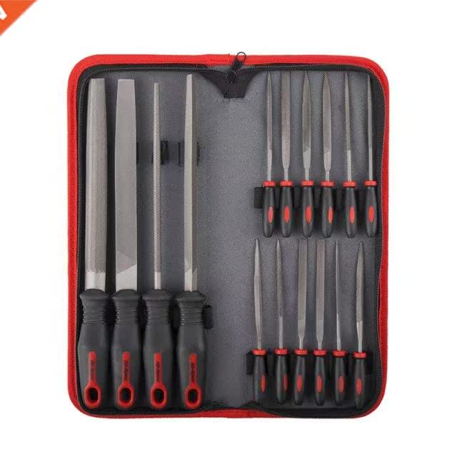 16 Pieces Flat Half Round Round Triangle Files Needle Files
