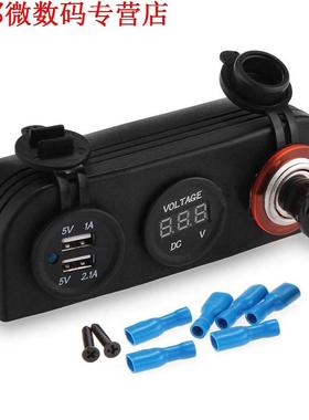 Auto auto sigarettenaansteker voltmeter digitale display dua