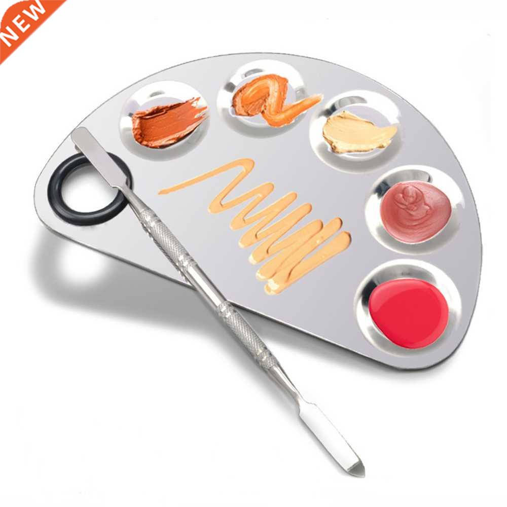 Mixing Palette Stainless Steel Nail Art Polish Mixing Plate