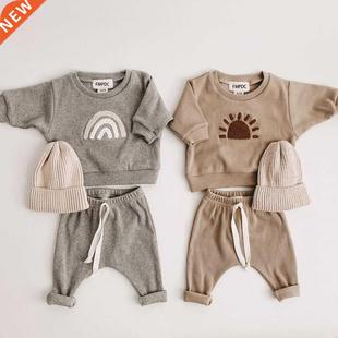 Fashion Kids Clothes Set Toddler Baby Boy Girl Pattern Casua