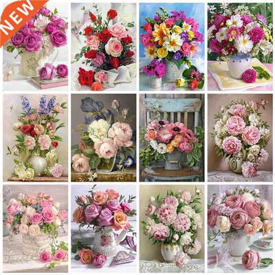 Evershine 5D DIY Diaond Painting Flower Cross Stitch Kit o