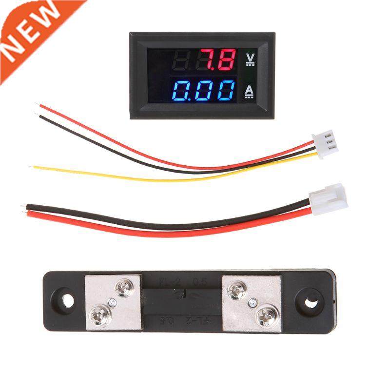 DC 0 100V/50A Red Blue Digital Volteter Aeter LED Dual D