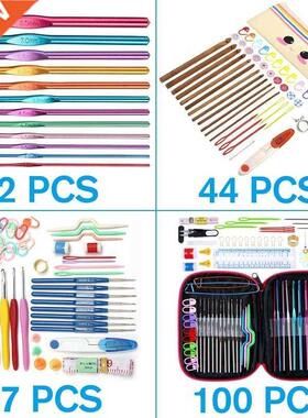 Premium Crochet Hooks Set With Case Knitting Needles Set DIY