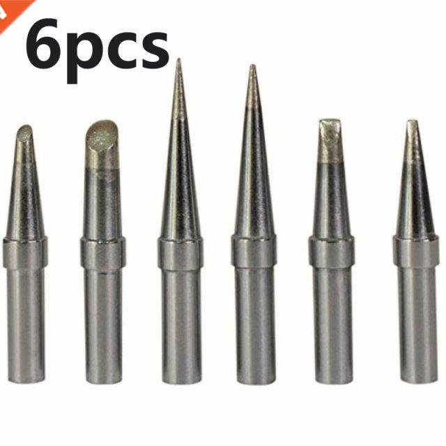 6Pcs ET Lead Free Soldering Iron Tips Replacement For Weller