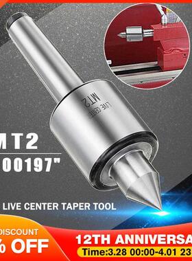 MT2 0.000197 60 Degree Lathe Live Center Taper Live Revolvi