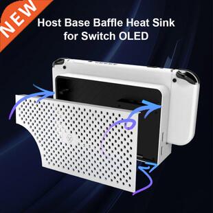 For Switch Oled Base Baffle Heat Sink Game Console Stand Hea