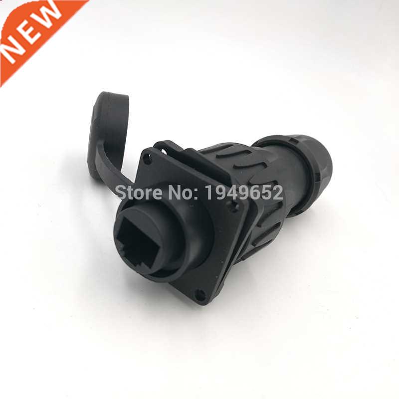 RJ45 waterproof connector M24 P67 Ethernet Plug socket H24