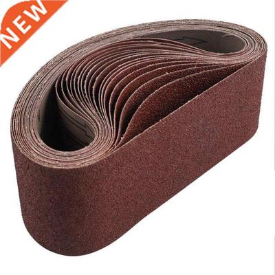 18 Pack Sanding Belts X21 Inches(75X5m) Aluminum Oxide San