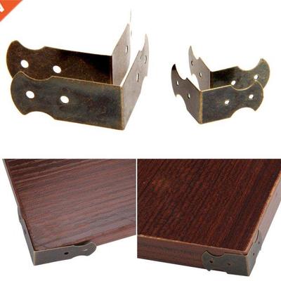 4Pcs Antique Bronze Corner Decorative Protectors Furniture F