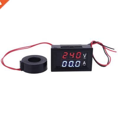0.28 Digital Voltmeter Ammeter AC 60-500V 10A 50A 100A Cu