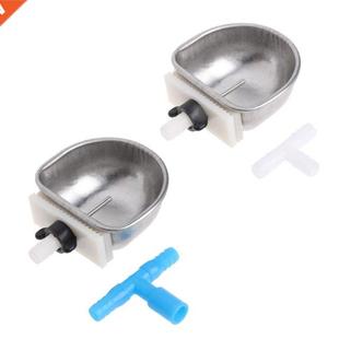 Rabbit Automatic Drinker Water Feeder Fix Bowl Stainless Ste