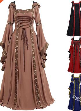 women New Medieval dress costume Renaissance Gothic Cosplay