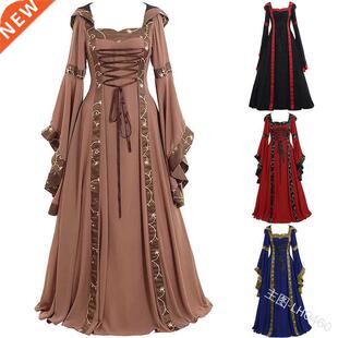 women New Medieval dress costume Renaissance Gothic Cosplay